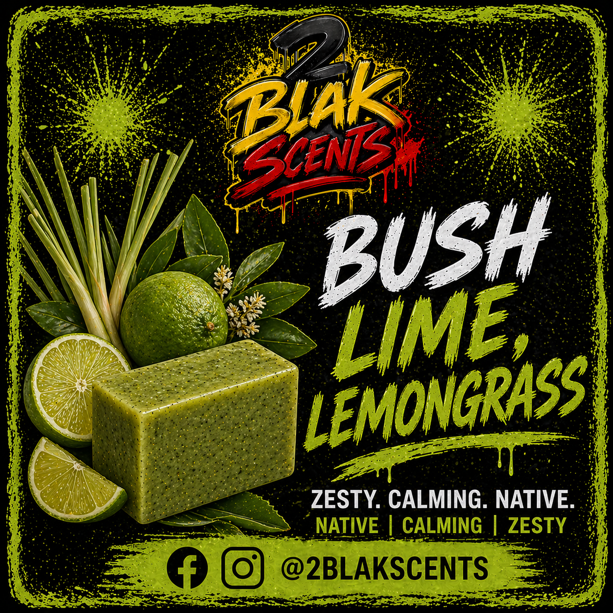 2blak Scents Soap Range - Large