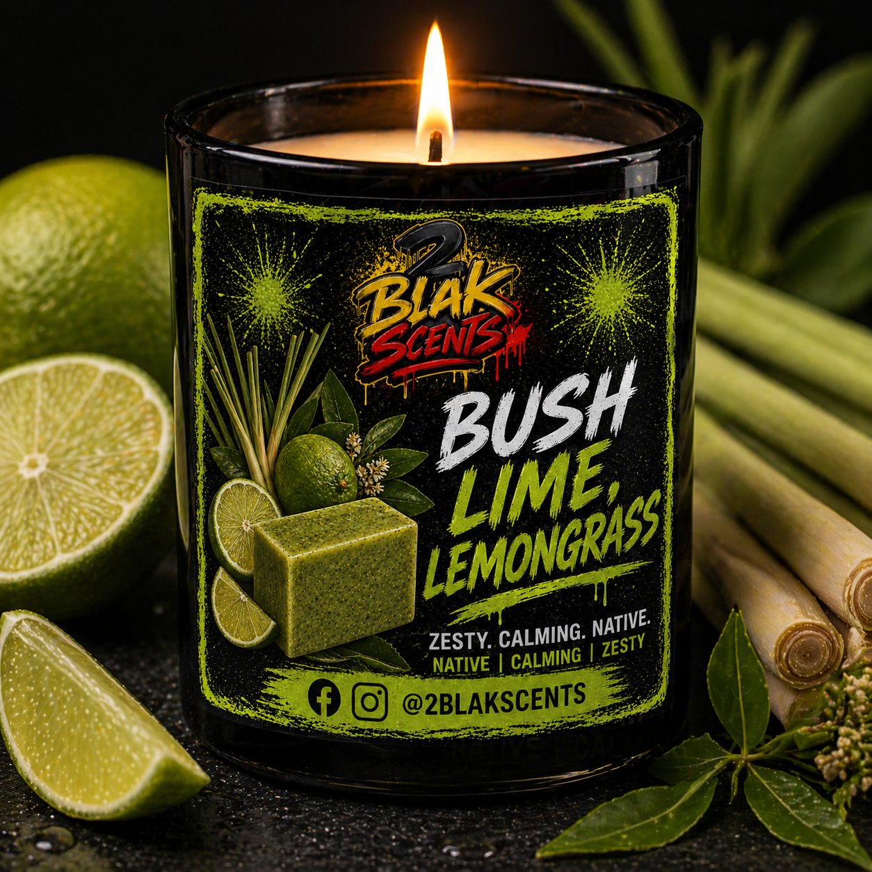 2blak Scents Candles Range - Large