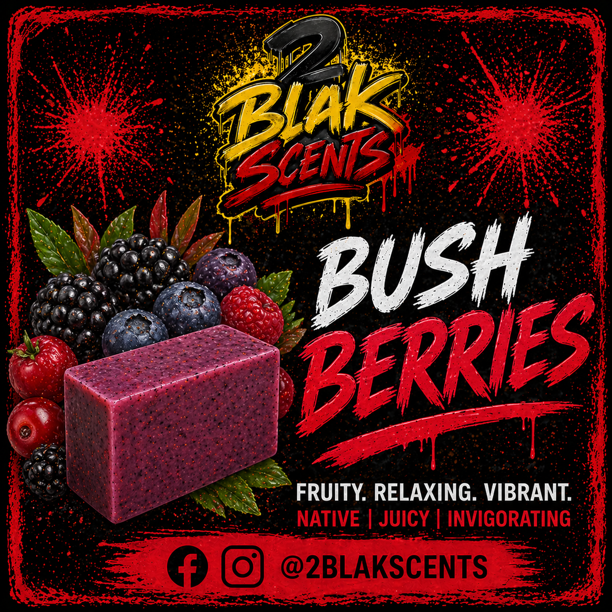 2blak Scents Soap Range - Large
