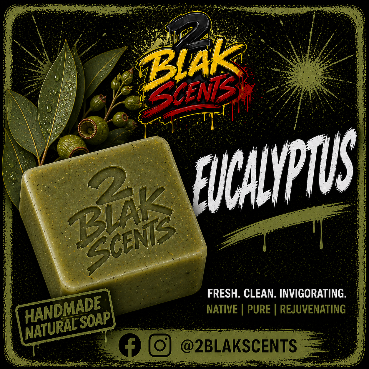 2blak Scents Soap Range - Large